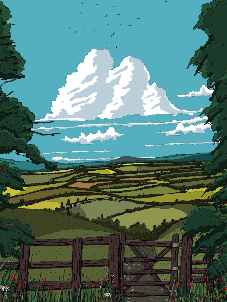 Gate To The Countryside