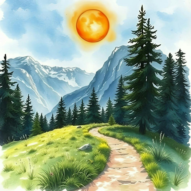 Watercolor Landscape 2