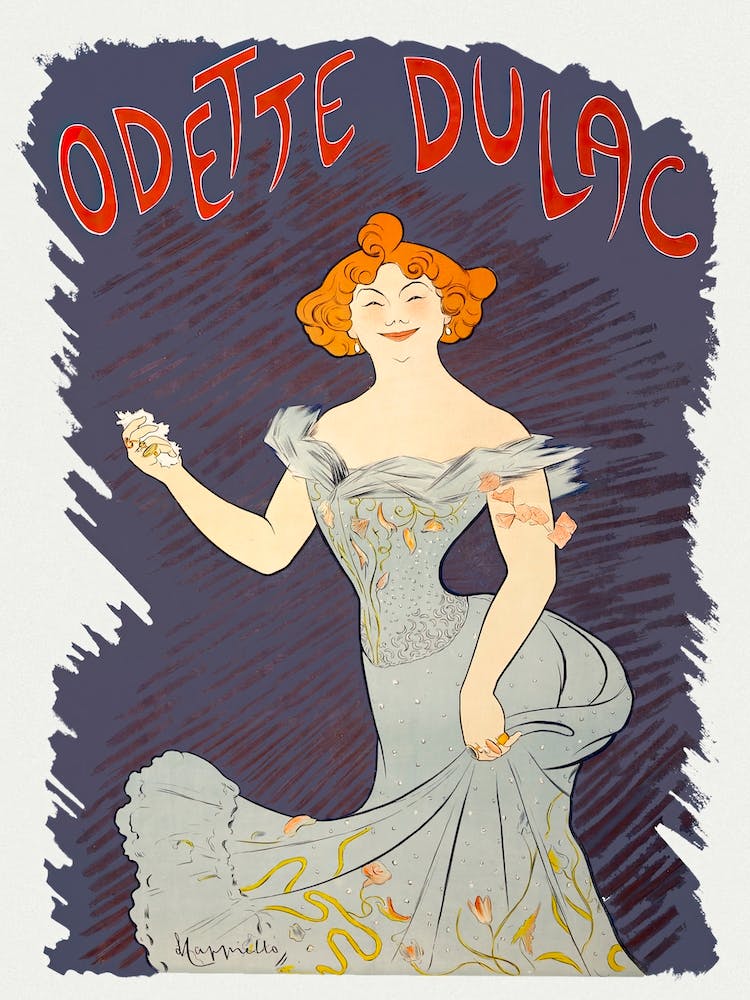Odette Dulac, Leonetto Cappiello