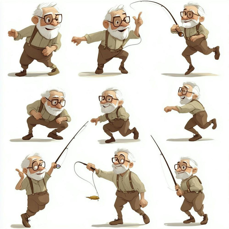 Old Man Fishing