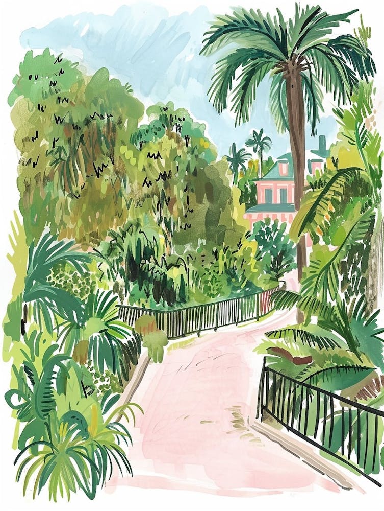 Audubon Park And Zoo Storybook Illustration 5