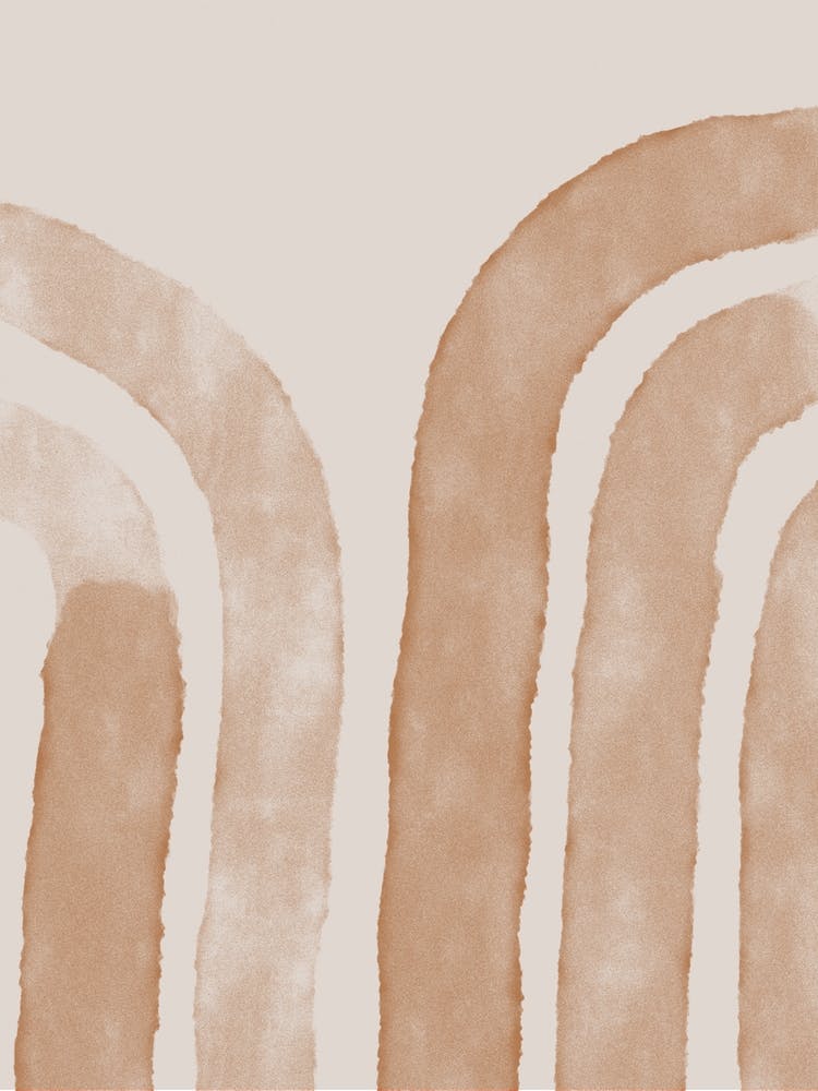 Abstract Lines On Beige