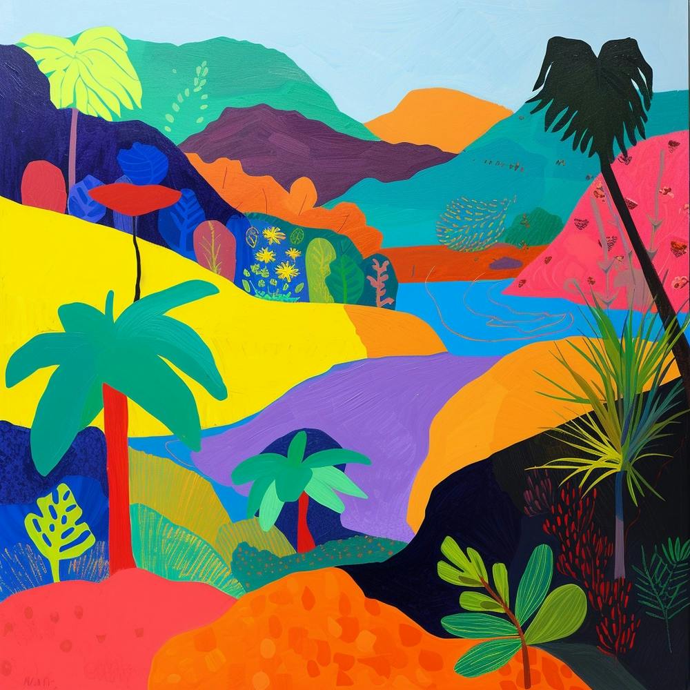 Abstract Travel Collection Pacific Islands 1