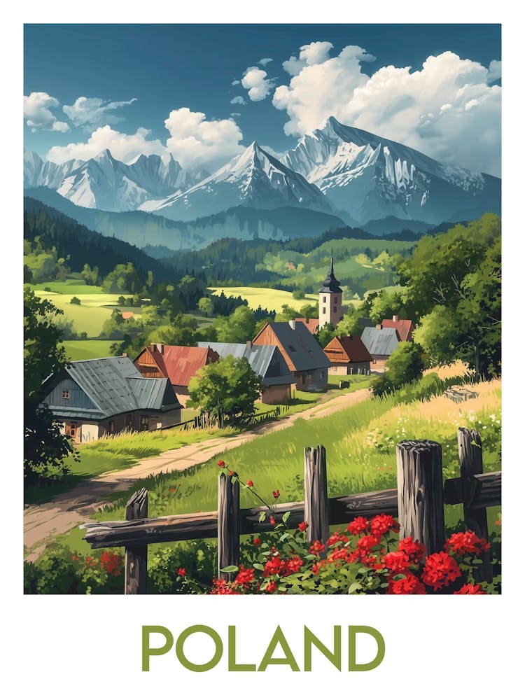 Affiche de voyage Poland 1