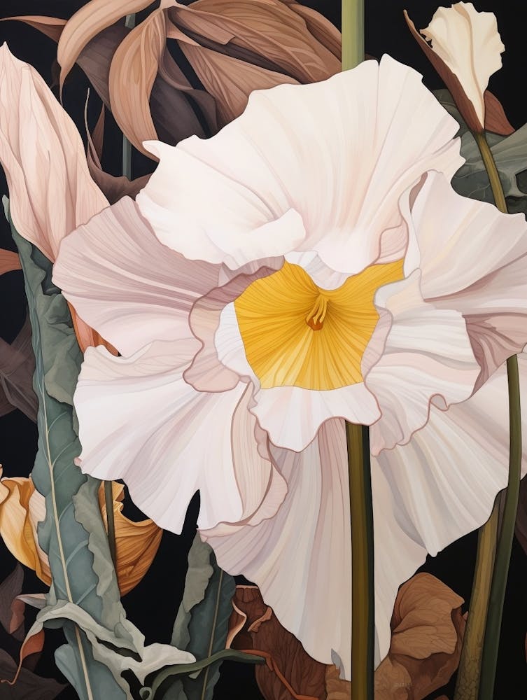 Flower Illustration Daffodil 2