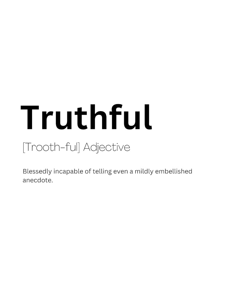 Truthful Definition Meaning