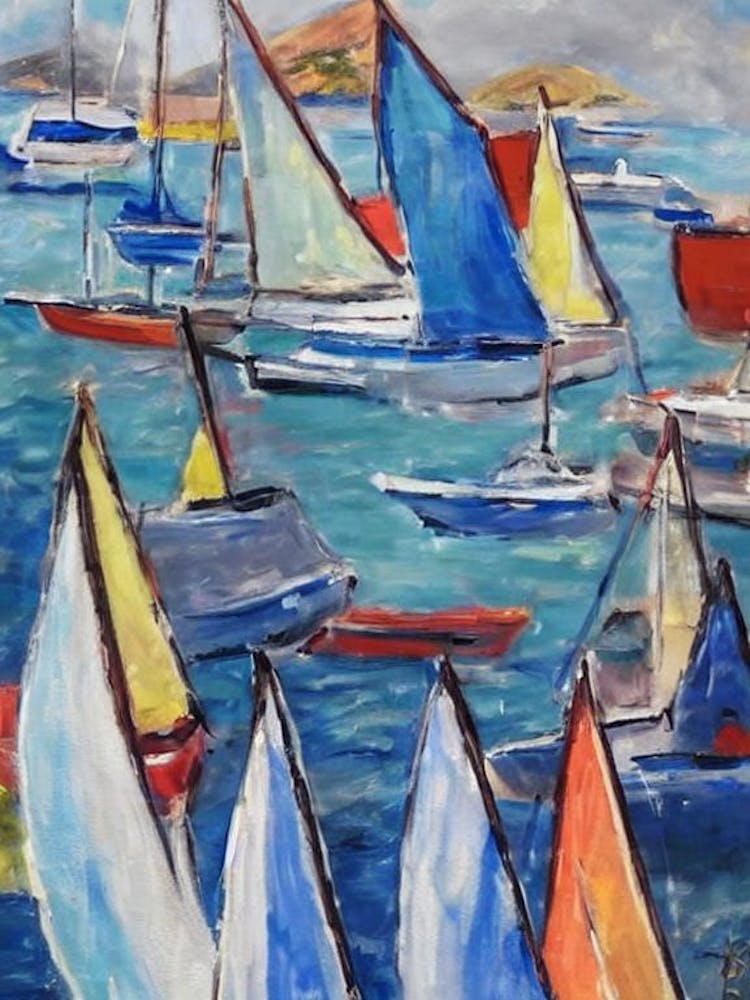 Port Of Gustavia Saint Barthélemy Abstract Block 2 harbour