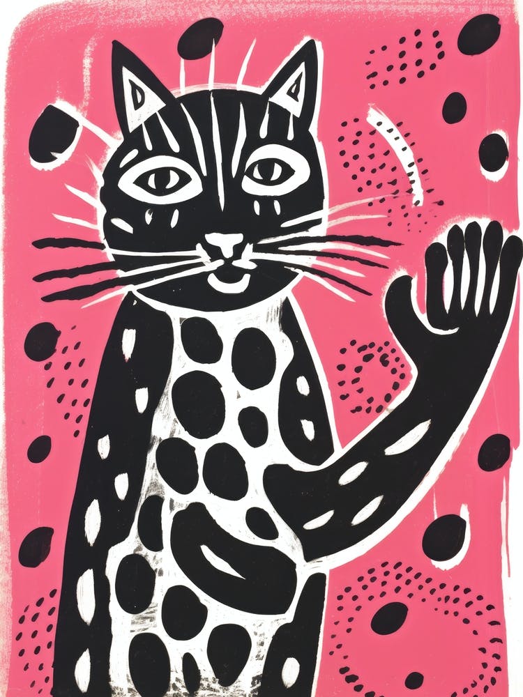 Cat With Polka Dots