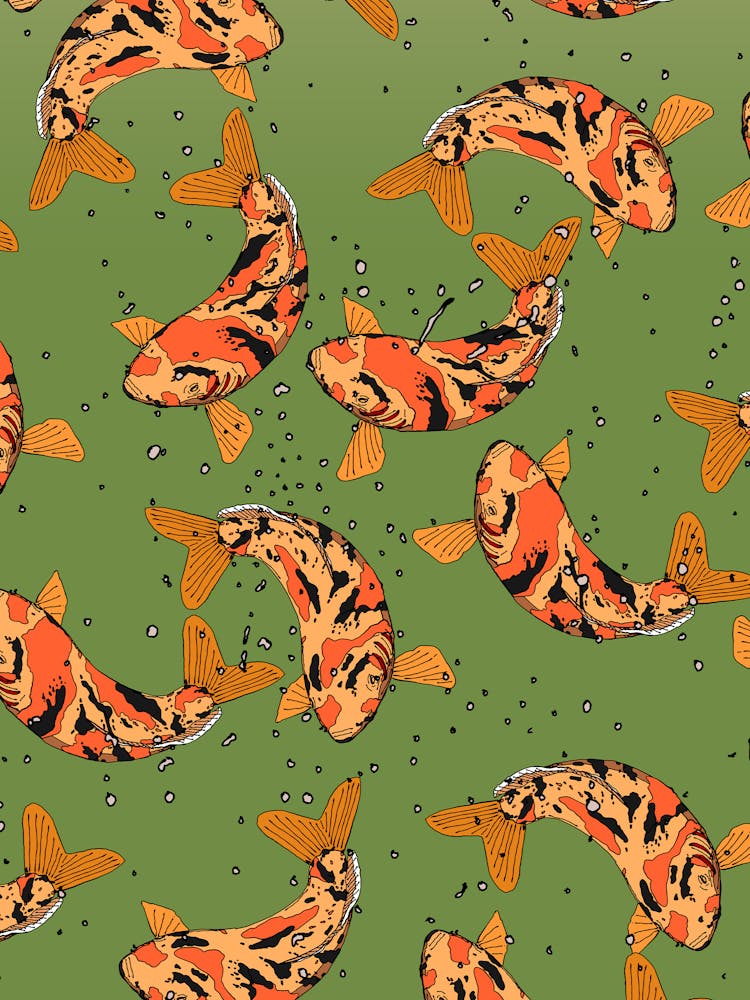 Koi Fish Pattern 1