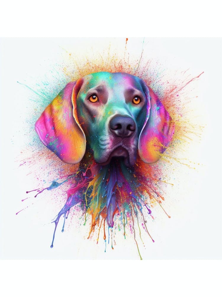 Weimaraner Watercolour