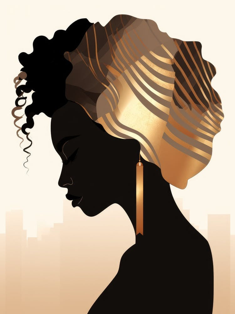 Silhouette Of A Woman 1