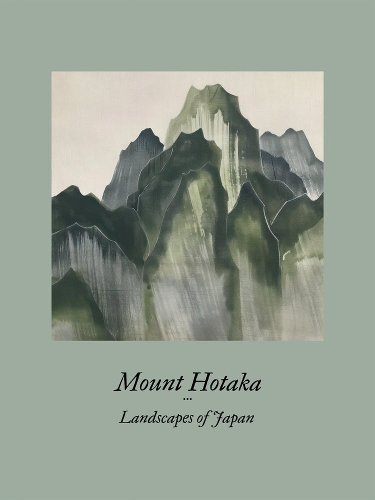 Landscapes Of Japan Mount Hotaka 70