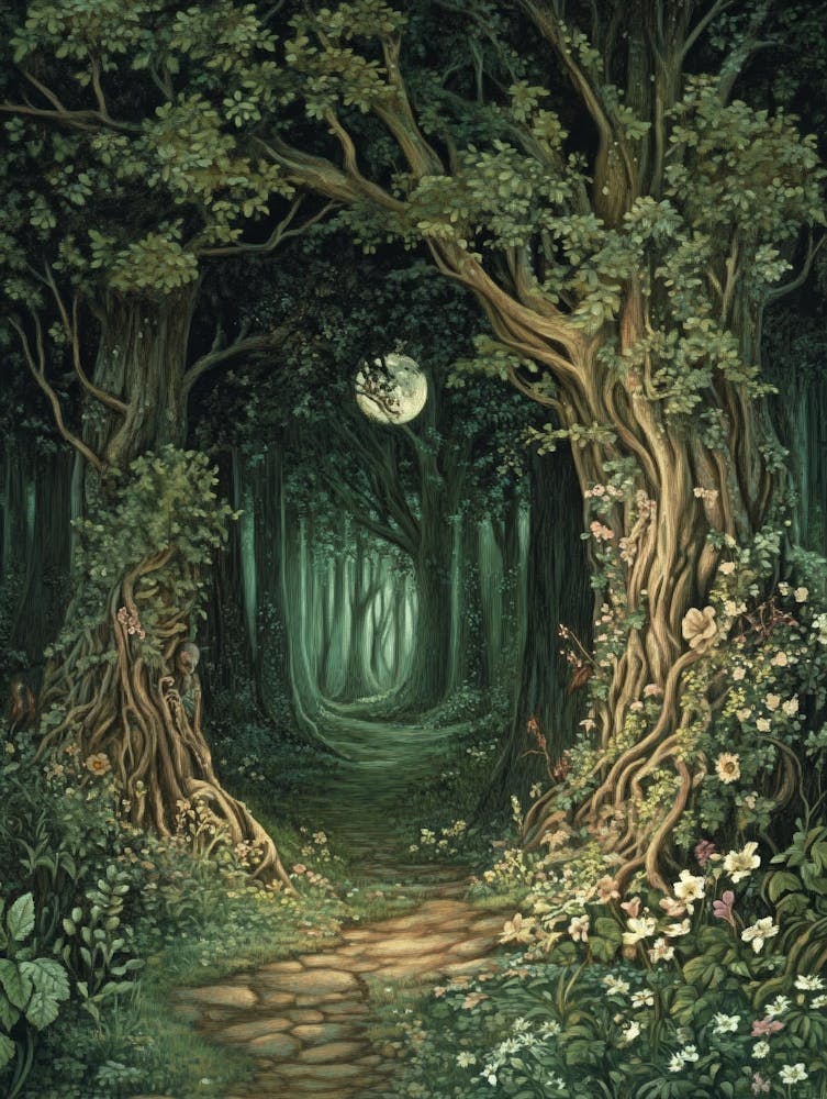 Forest Path Art