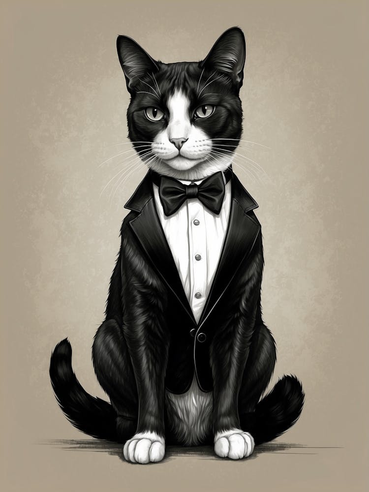 Tuxedo Cat 4