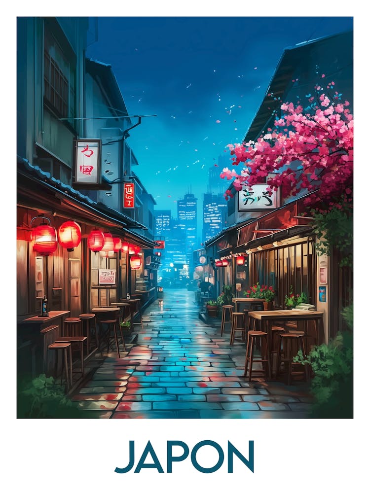 Affiche de voyage Japon 1