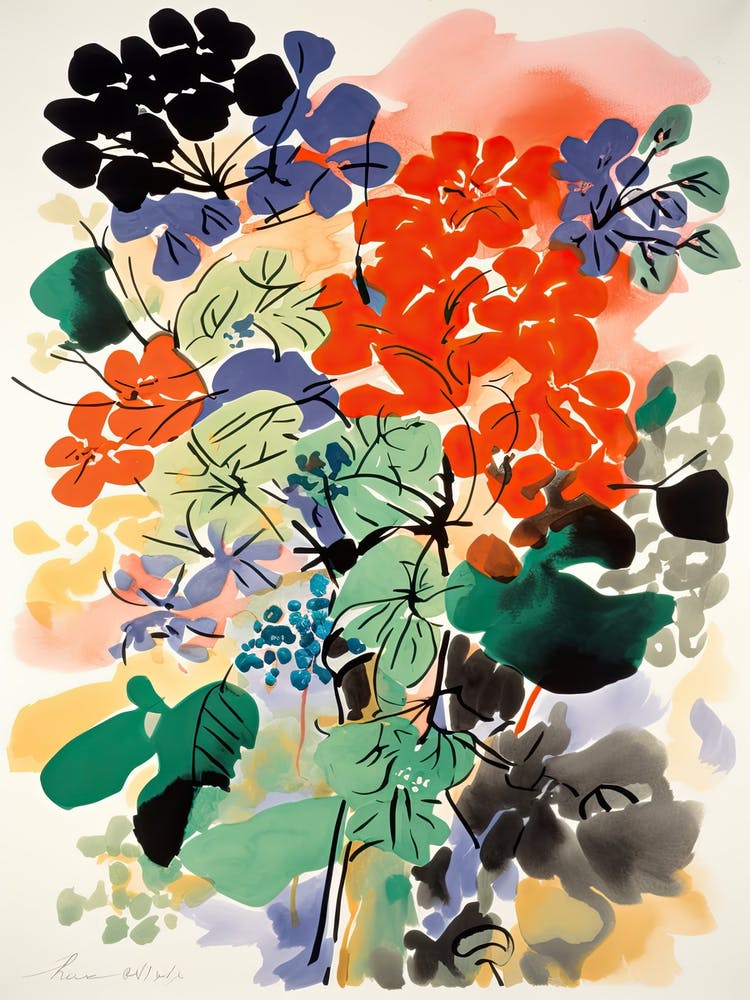 Stocks Flower Illustration 1