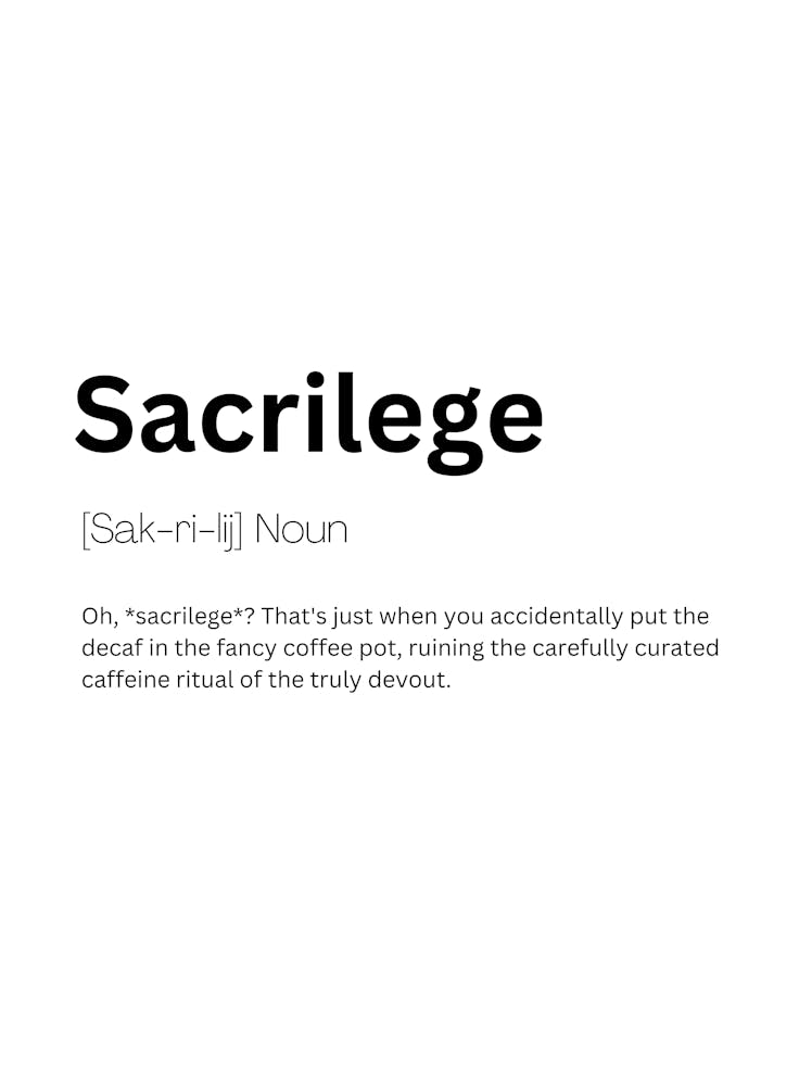 Sacrilege Definition Meaning
