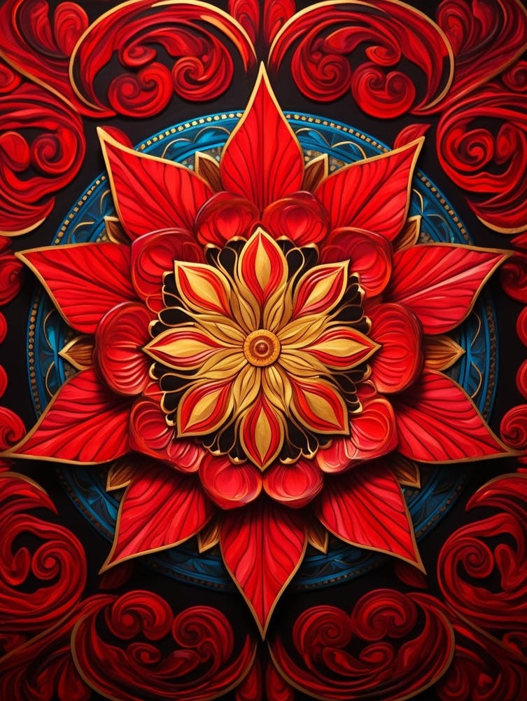 Symmetrical Mandalas Geometric Illustration 4