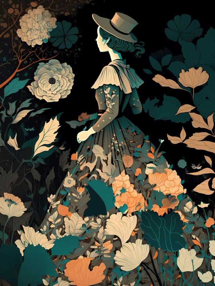 Lady In The Garden