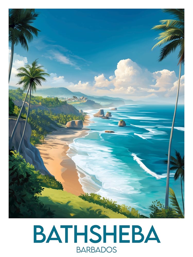Affiche de voyage Bathsheba