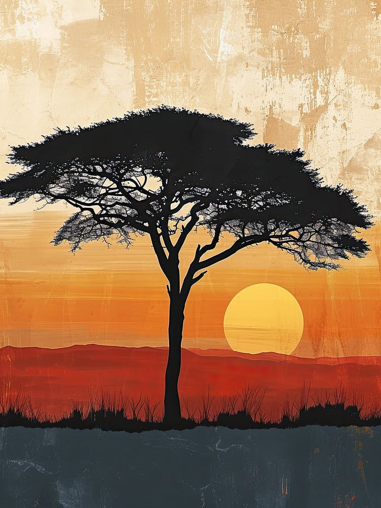 Sunset Acacia, Africa