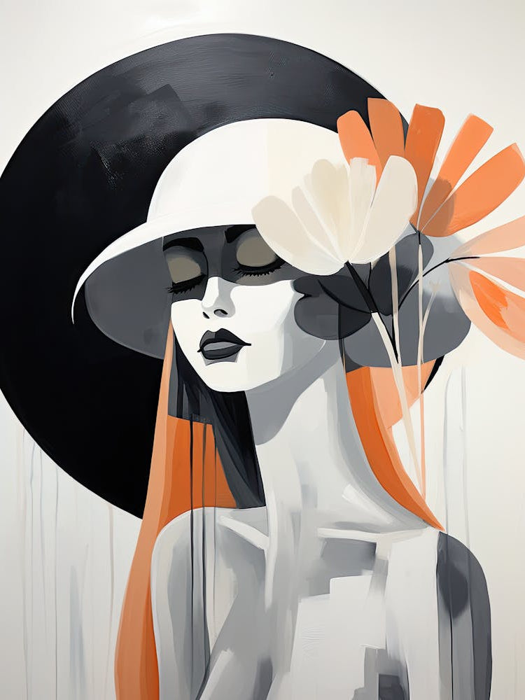 Bohemian Feathered Night, Boho Art Style