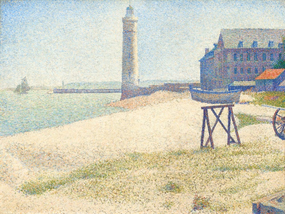 Le Phare à Honfleur, Georges Seurat