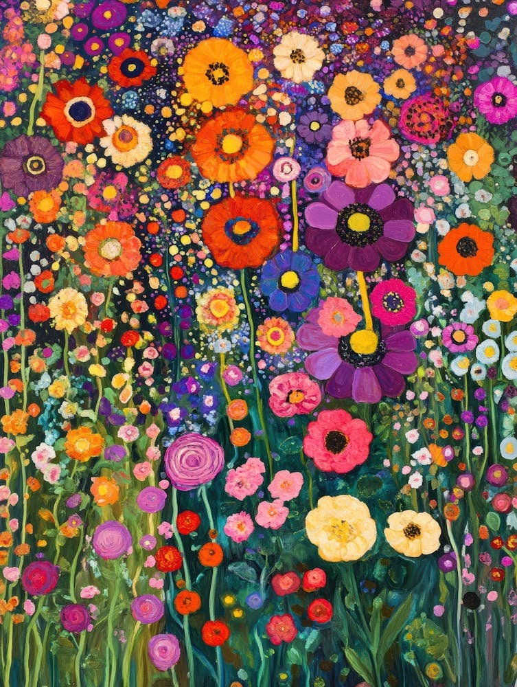 Garden Of Colorful Flowers 7