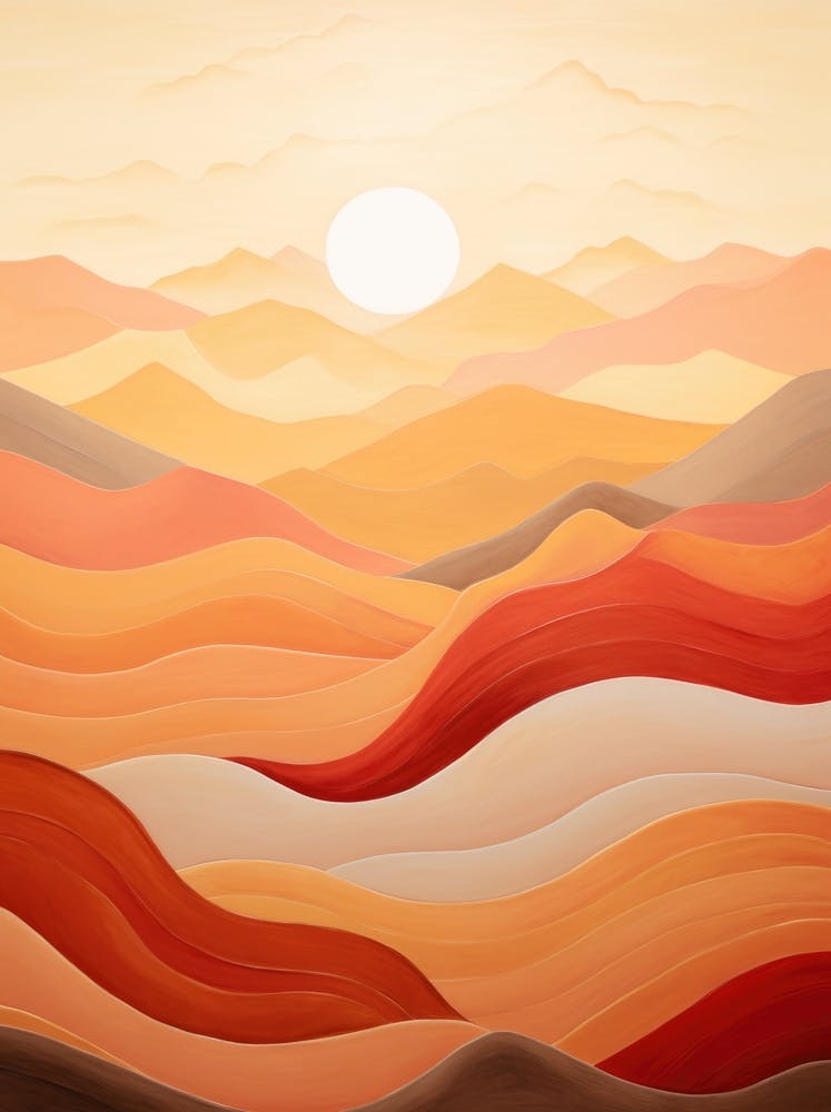 Abstract Desert Landscape