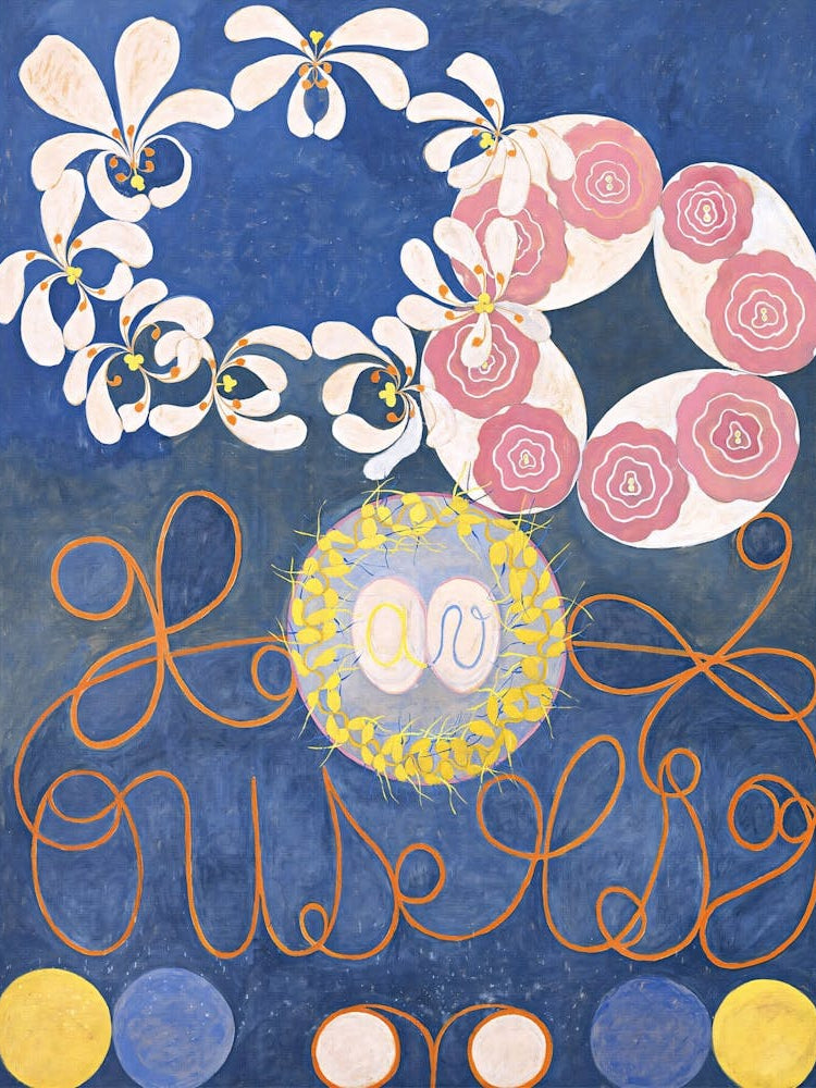 Hilma af klint, the ten largest no 1, childhood