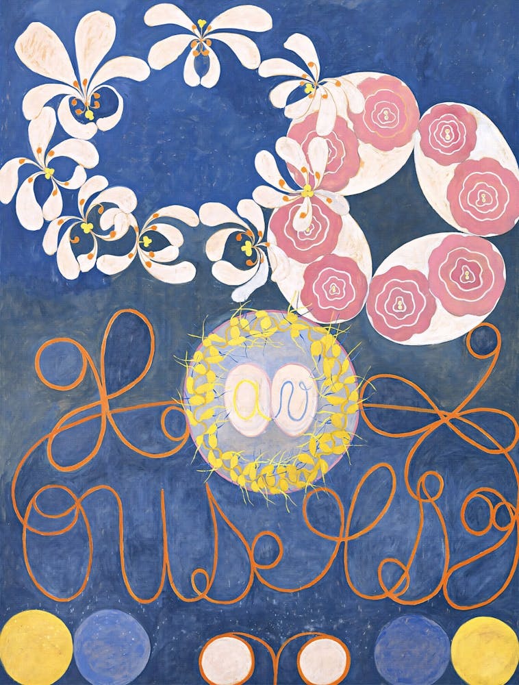 Hilma af klint, the ten largest no 1, childhood