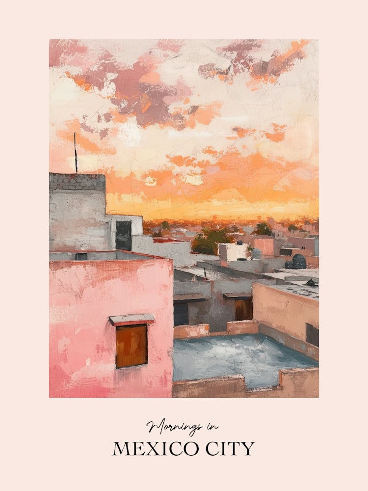 Mornings In Mexico City Rooftops Morning Skyline 1