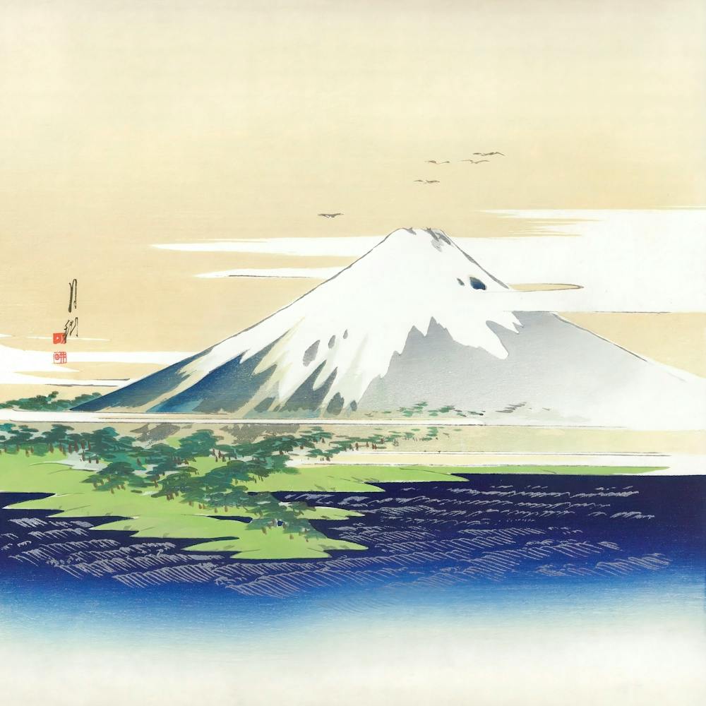 1 Fuji Print In High Resolution By Ogata Gekko
