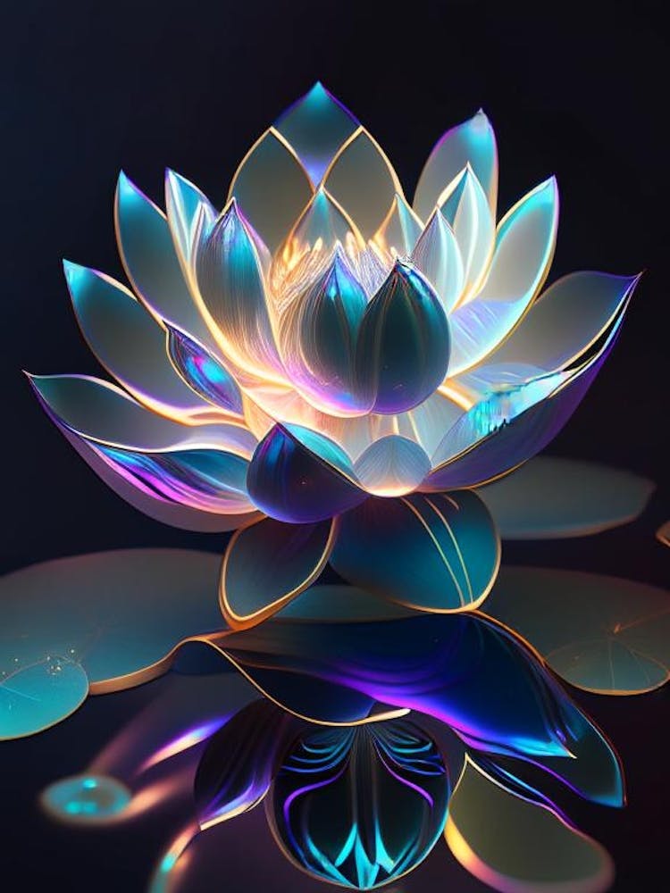 Amur Lotus Holographic 1