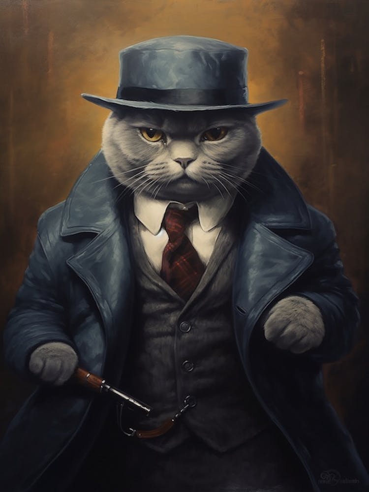 Gangster Cat British Shorthair 4