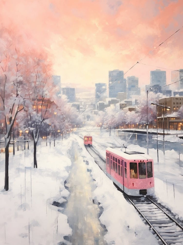 Dreamy Winter Painting Denver Colorado