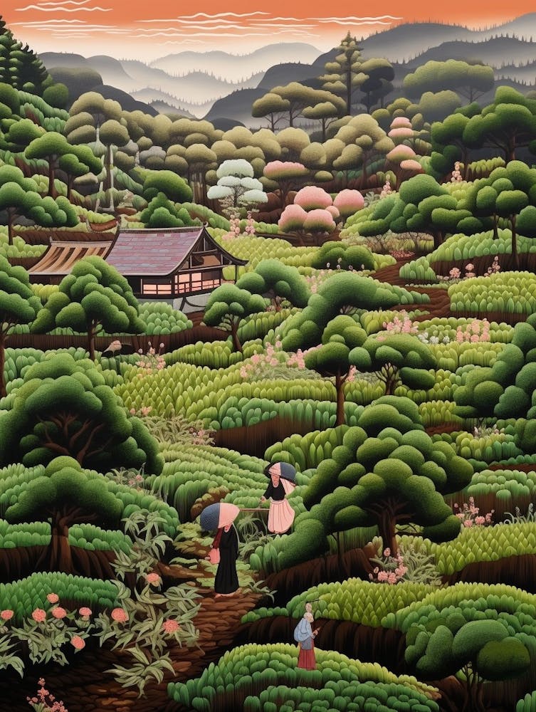 Traditional Japanese Tea Garden 6
