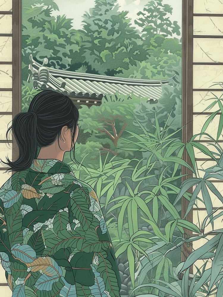 In The Garden Tofuku Ji Japan 2