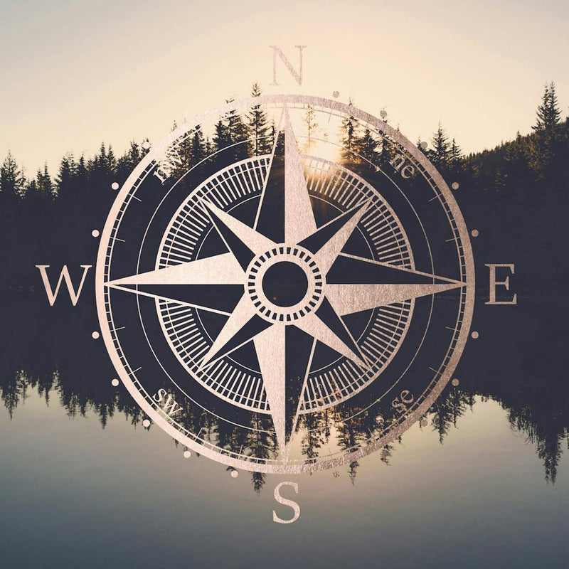 Wanderlust Lake Forest PNW Compass