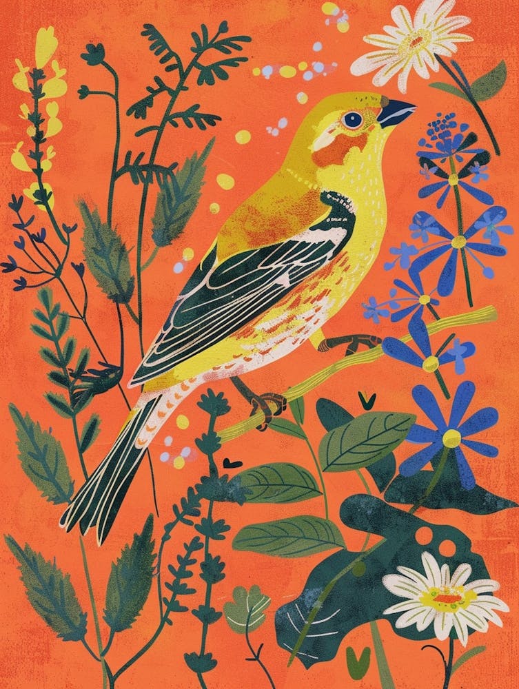 Spring Birds American Goldfinch 1