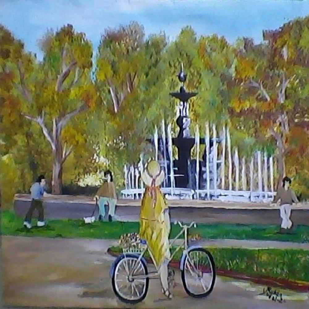 Fountain In The Park Mendoza Argentina