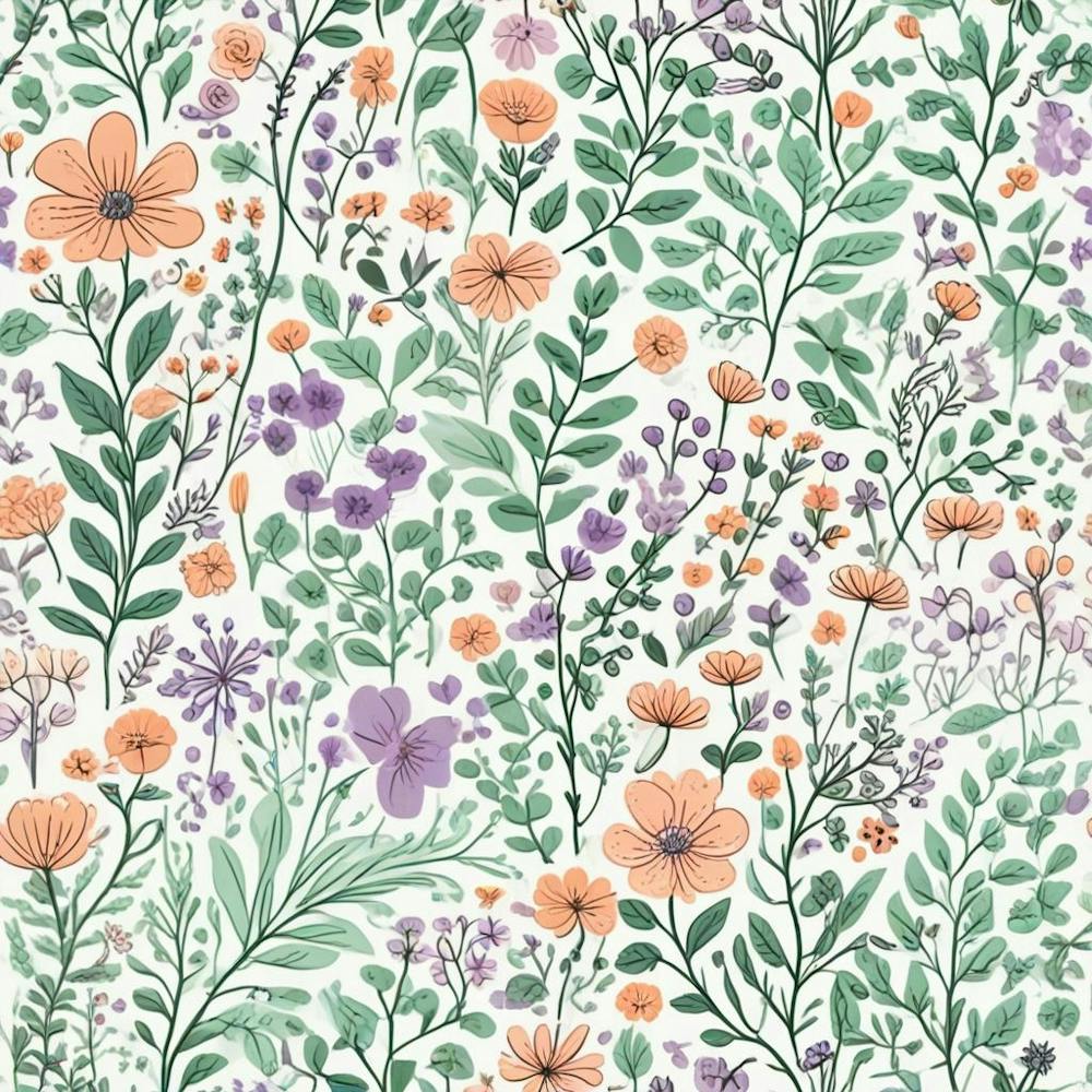 Floral Seamless Pattern