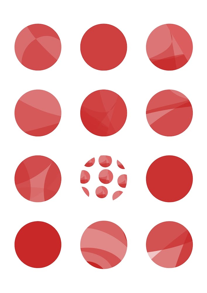 Red Dots Of Abstraction