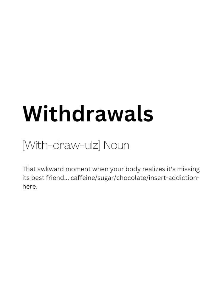 Withdrawals Definition Meaning
