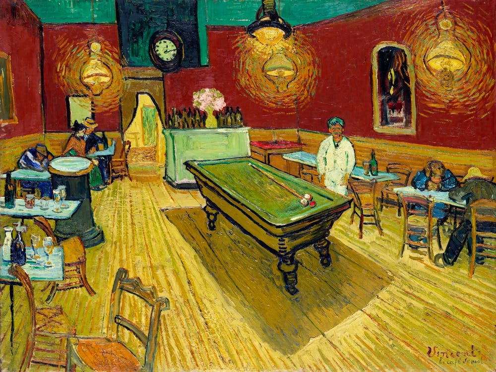 The Night Café) (1888), Vincent Van Gogh