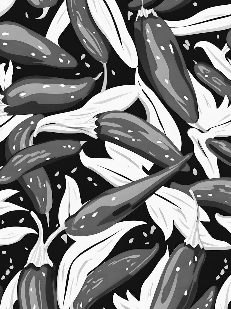 Black And White Peppers 2