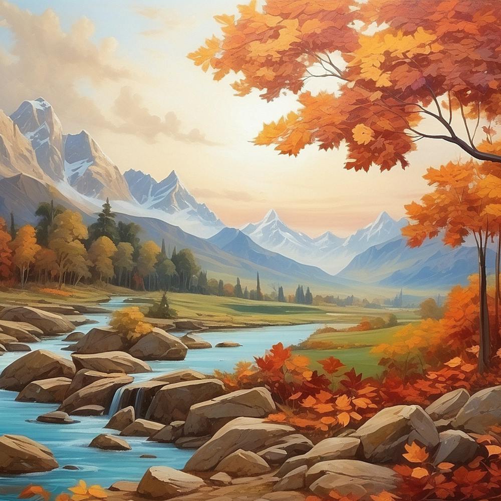 Autumn Landscape Painting
