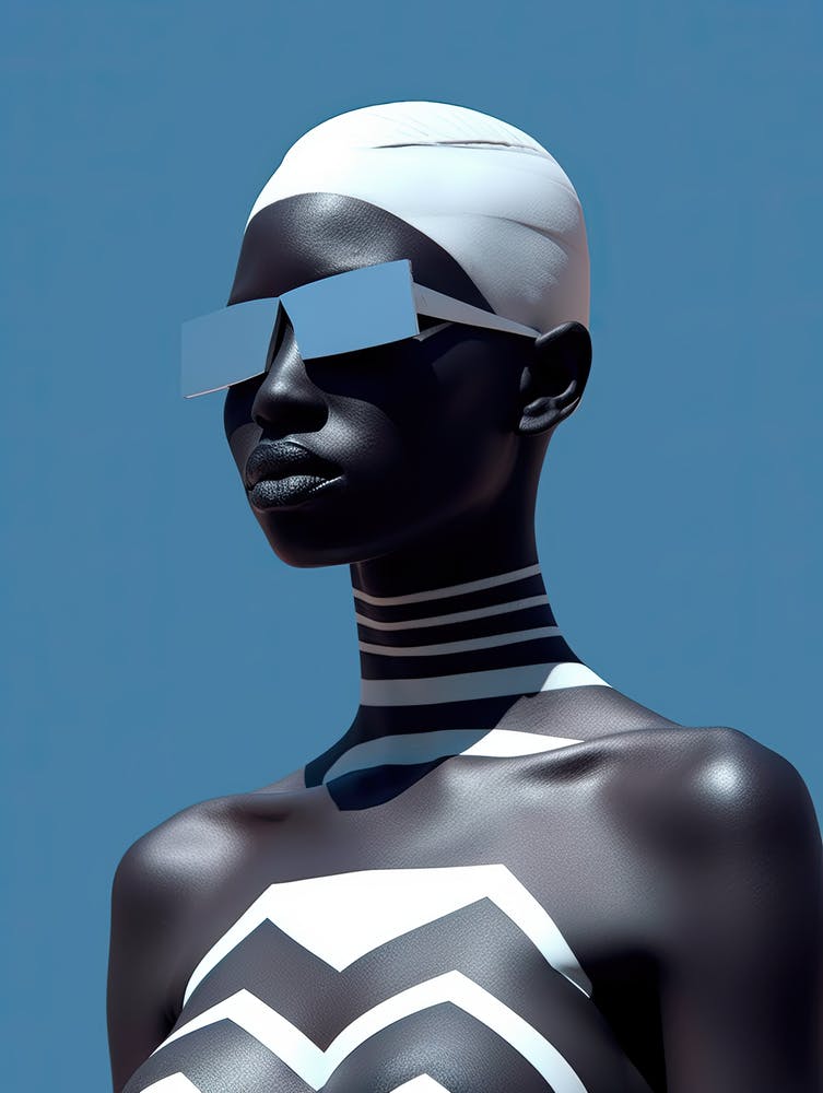 Celestial Street Style: Afro American Mosaic