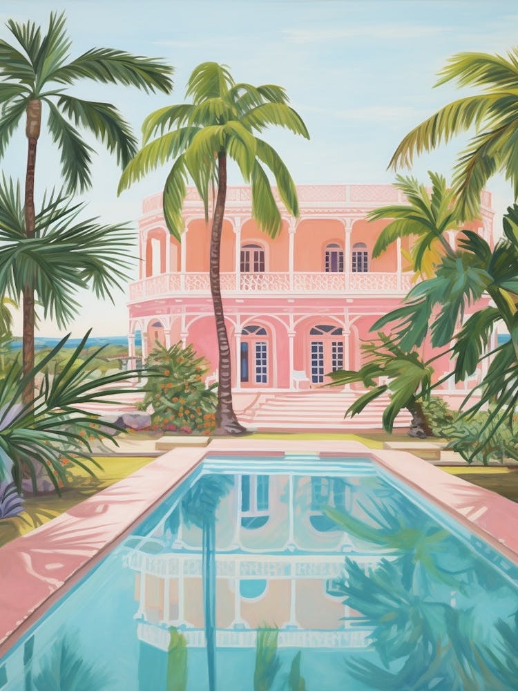 Barbados Mansion With A Pool 1