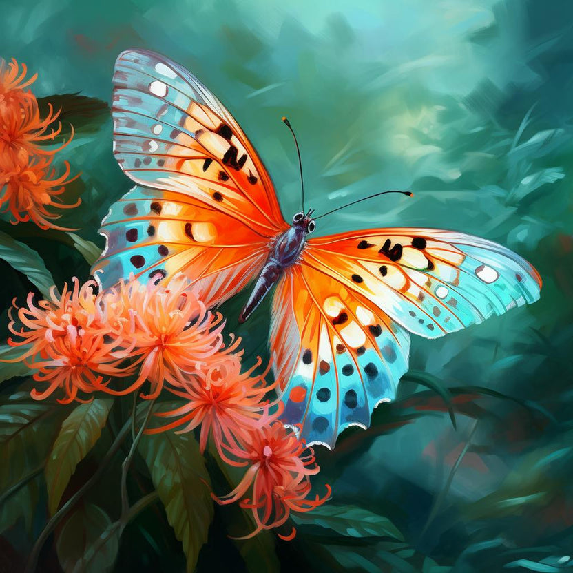 Butterfly On A Flower